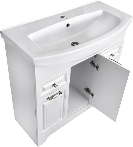 Stella Polare Мебель для ванной Кармела 85 Элеганс ольха белая – фотография-8